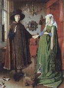 Jan Van Eyck Portrait of Giovanni Arnolfini and His Wife china oil painting reproduction